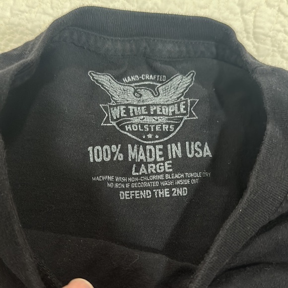 THIN BLUE LINE LONG SLEEVE TEE - LARGE - Picture 6 of 6